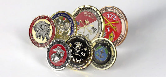 Unike challenge coins til din avdeling